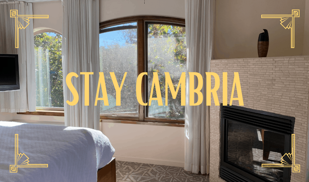 Click this link to learn about where to stay in Cambria, CA