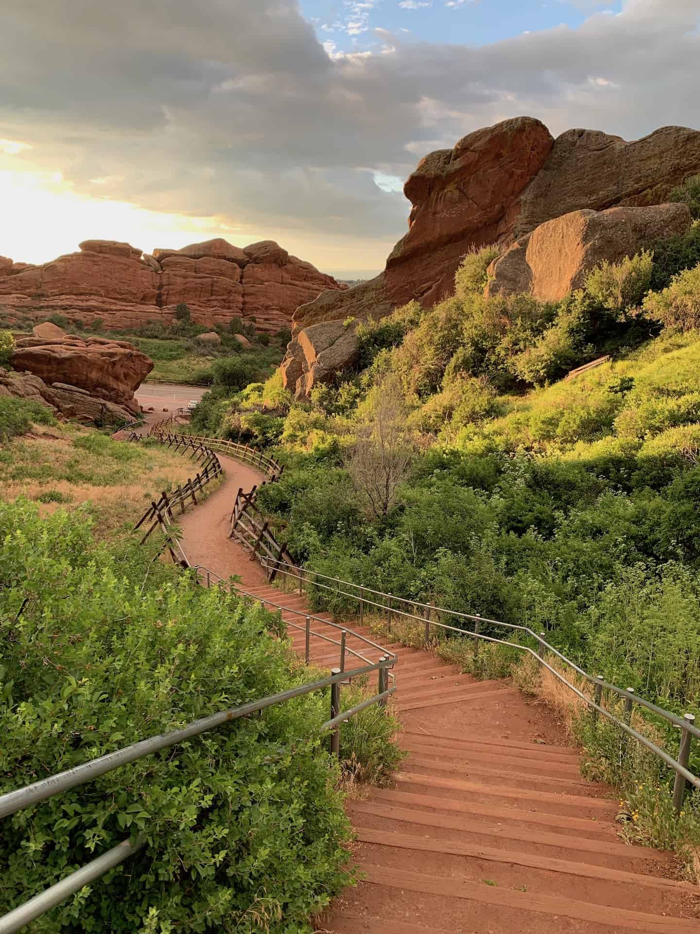 The Funicular Hiking Trail in Red Rocks Park